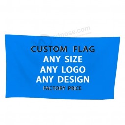 2023 Nuevo producto Diseño de algodón con estampado barato Imprima su logotipo Campaña publicitaria de tela de poliéster Banner de bandera personalizada al aire libre