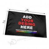 Aangepaste 2x4ft 3x5ft Vlag Digitale Druk Banners Buitenreclame Vliegende Country Nation Company Pole Flag Banners