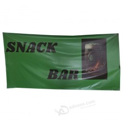 Banner de PVC personalizado 13oz Banner de letrero de PVC resistente Ojales de metal para celebrar la dirección publicitaria