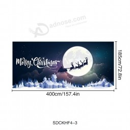 Weihnachten Garagentor Banner 6 x 13 ft große frohe Weihnachten Hintergrund Dekorationen Für den Außenbereich Indoor Home Wall Foto Hintergrund