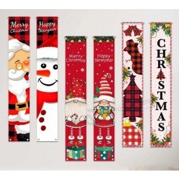 2023 Striscione di Natale Ornamento Decorazione Natale Buon Natale Portico Segno Decorativo Porta Banner