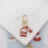 Concevez votre propre porte-clés Promotion de Noël Porte-clés en alliage de métal Porte-clés en métal personnalisé
