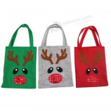 Fabrik liefert party weihnachten rote nase rentier tasche weihnachten süßigkeiten tasche
