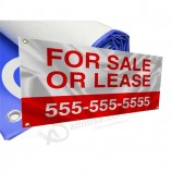 Aangepaste druk hangende banner Outdoor Waterdichte Grote PVC Vinyl Banner voor Reclame