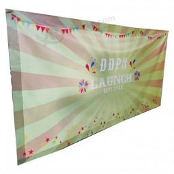 Benutzerdefinierte schnelle Lieferung Druck Logo Design Worte Nylon Flagge benutzerdefinierte Land Wand Flagge Banner