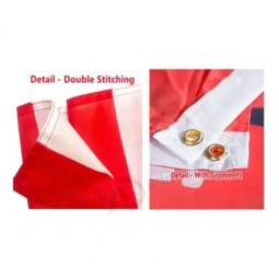 100% Polyester digital gedruckte 3x5 ft benutzerdefinierte Flaggenbanner für Outdoor-Veranstaltungen Sportförderung