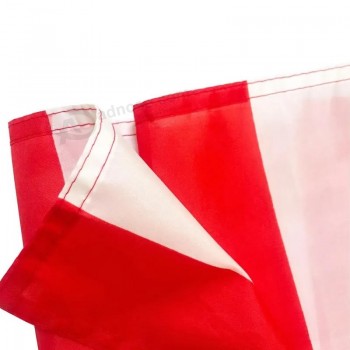 Vente en gros de drapeaux promotionnels bannières haute qualité personnalisé logo design rouge blanc vert toutes les tailles drapeaux 3x5ft