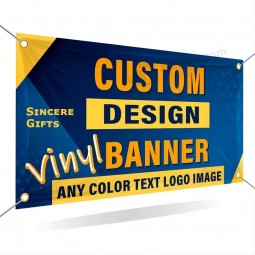 Banner in vinile personalizzato da 13 once Banner in PVC a colori al dettaglio personalizzati per eventi all'aperto