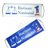 Malesia Vendita Calda Logo Personalizzato Roll Up Retrattile Tenuto In Mano Ventilatore Sportivo Cheering Striscione di Scorrimento con alta qualità e qualsiasi dimensione