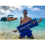 Personalizzato PET Retrattile Rolling Up Fan Banner Handheld Sport Scrolling Banner bandiera con Fan cheering Banner scorrevole con alta qualità e qualsiasi dimensione