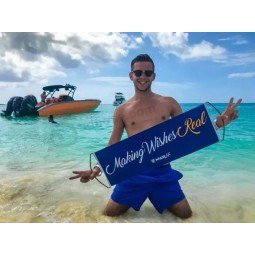 Personalizzato PET Retrattile Rolling Up Fan Banner Handheld Sport Scrolling Banner bandiera con Fan cheering Banner scorrevole con alta qualità e qualsiasi dimensione