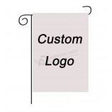 Vlag Fabrikant Groothandel Aangepaste Dubbelzijdige Sublimatie Outdoor Yard Decoratie Aangepaste Lege Tuinvlaggen met Paal