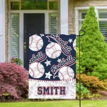 Commercio all'ingrosso 12 * 18 '' Bandiera da giardino con design personalizzato 28 * 40 '' Doppio strato Poliestere Yard flag Bandiera della casa