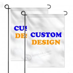 12x18 pouces polyester jardin bannière décoratif cour drapeau sublimation jardin drapeau papillons et pensées jardin drapeau