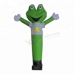 2024 Autowaschanlage Froschaufblasbare Werbung Air Dancer zu verkaufen / Sky Dancer mit winkendem Arm