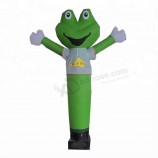 2024 Car Wash FrogOpblaasbare reclame Air Dancer te koop / Sky Dancer met golvende arm