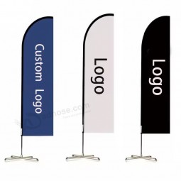 Commercio all'ingrosso Display Pubblicitario Spiaggia Bandiera a goccia Feather Bande Design personalizzato Logo Striscioni per esterni