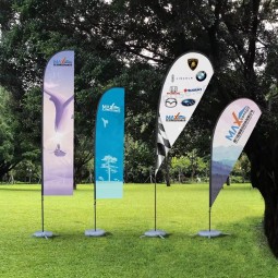 Maxcanopy personalizado Publicidad promocional Banderas de plumas Banderas de lágrima Bali falgs