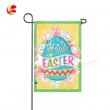 Hase und Eier Ostern Hausflagge Frühling Sommer Bauernhaus saisonale Außenflagge
