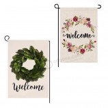 Aangepaste Tuinvlag Dubbelzijdige Seizoensgebonden Decoratie Tuinset Huisvlag Lente Zomer Kerst Jute Tuinvlag