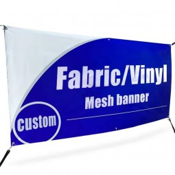 Vollfarbiges individuell bedrucktes Banner Digitaldruck Flex Vinyl Mesh Banner Schilder benutzerdefinierte Außenwerbung Pvc Vinyl Banner