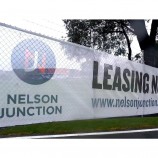 Custom See Through PVC Mesh Long Event Banner Advertising Perforated Fence Large Banner Promotion Display Outdoor Signs