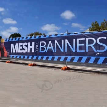 Recinzione esterna di grande formato personalizzata resistente all'acqua, banner in PVC vinile con stampa a prova di sole