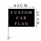 Huiyi New arrival 2023 customized 30*45 custom car flag Promotional mini hand country flag for car