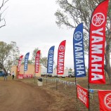 Sublimazione del colore Publicitaria Pubblicità promozionale Outdoor Polyester Beachflag Beach Flag Banner Stampa personalizzata