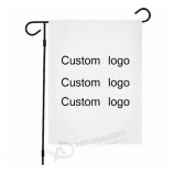 Commercio all'ingrosso 12x18 pollici Yard Flag Blank Design Season Custom Garden Flag