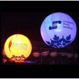 Color Changing LED giant Helium Balloon, Lighting inflatable balloon for advertising