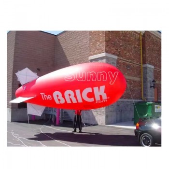 Activités promotionnelles dirigeable gonflable volant à l’hélium | Ballon dirigeable gonflable de dirigeable publicitaire personnalisé à vendre