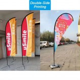 Fournitures promotionnelles pour animaux de compagnie bon marché Feather-Flag Grand drapeau de plume de plage personnalisé de haute qualité et de n’importe quelle taille