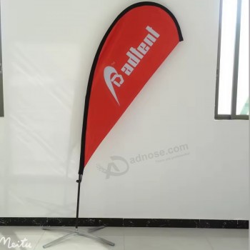 Buona Qualità Fabbrica Direttamente Outdoor Flag Banner Personalizzato Beach Flag con alta qualità e qualsiasi dimensione