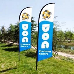 Bandiera di piume da spiaggia volante all'aperto Banner Bandiere da spiaggia a doppio lato con alta qualità e qualsiasi dimensione