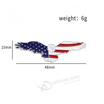 Bandiera Americana Strisce Distintivo E Bandiera Bavero Pin Stelle Distintivo In Metallo Per USA Patriots Smalto Morbido Pin