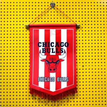 China fabrica banderines de bandera de club de equipos deportivos de buena calidad sinohigher flag