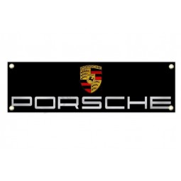 Auto Logo Flagge Banner 1,5x5 ft für Pors Fans 100d Polyester Garage Schlafsaal Dekorationen Por Auto Flagge Banner