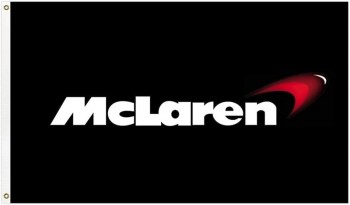 Mclaren Flag 3x5Feet Racing Car Banner For Garage Car Logo Flag Man Cave Decoration