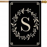 Briarwood Lane klassisches Monogramm Buchstabe S doppelseitige alltagstaugliche doppelseitige Hausflagge 40