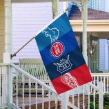 Detroit vier Team Flagge 3x5 Fuß Basketball Team Flaggen Urlaub Party Sport Hof Indoor Outdoor Dekoration Fans Geschenk