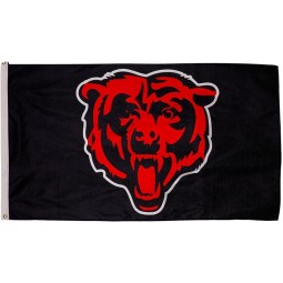 NFL Chicago Bears 3 x 5 Outdoor Durable Flag with Grommets | Heavy Duty Flag & Banner for Outdoor Garden Patio