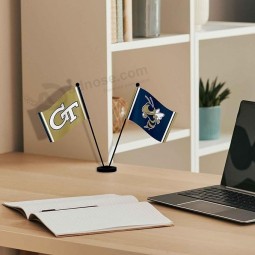 Georgia Tech Yellow Jackets Schreibtisch und Tisch Top Flaggen