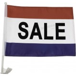 MissionMax 12 Sale Banderas de ventana de automóvil que se enganchan en todas las ventanas del vehículo. Estas banderas de automóviles son la herramienta de ventas perfecta para to