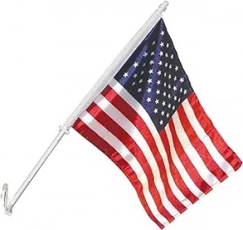 Annin Flagmakers Model 71808 U.S. Car Window Flag USA-Made Specifications, Officially Licensed, 11 x 18 Inches