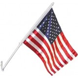 annin flagmakers Modell 71808 U.S. Auto Fensterflagge in den USA hergestellte Spezifikationen, offiziell lizenziert, 11 x 18 Zoll