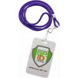 Specialist ID 25 Pack - 카드 홀더 및 이름 태그용 프리미엄 라운드 ID 배지 넥 랜야드 - 36인치 Non-Breakaway Heavy Duty Cord