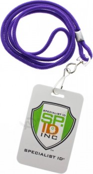 Specialist ID 25 Pack - Premium Round ID Badge Neck Lanyards for Card Holders and Name Tags - 36 In Non-Breakaway Heavy Duty Cord