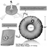 Portaombrello da spiaggia Portaombrello portatile pieghevole regolabile Ombrellone Base Titolare all'aperto con borsa per pesi d'acqua