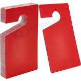 30 stuks 3 x 5 Inches Rode Lege Hang Tag Plastic DIY Hanger Weerbestendige Hangende Tag voor DIY Craft Deur Auto Thuis Kantoor Hotel Restaurant Decoratie
